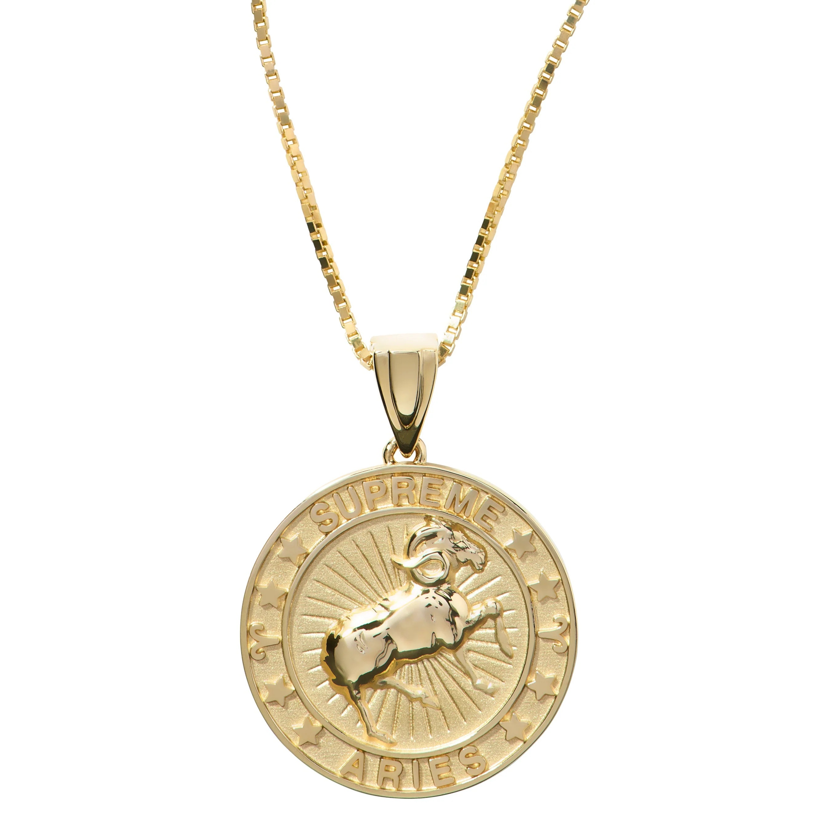 Supreme®/Jacob&Co 14K Gold Zodiac Pendant view 33